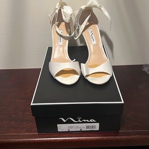 Nina Ribbon Ankle Strap Heel